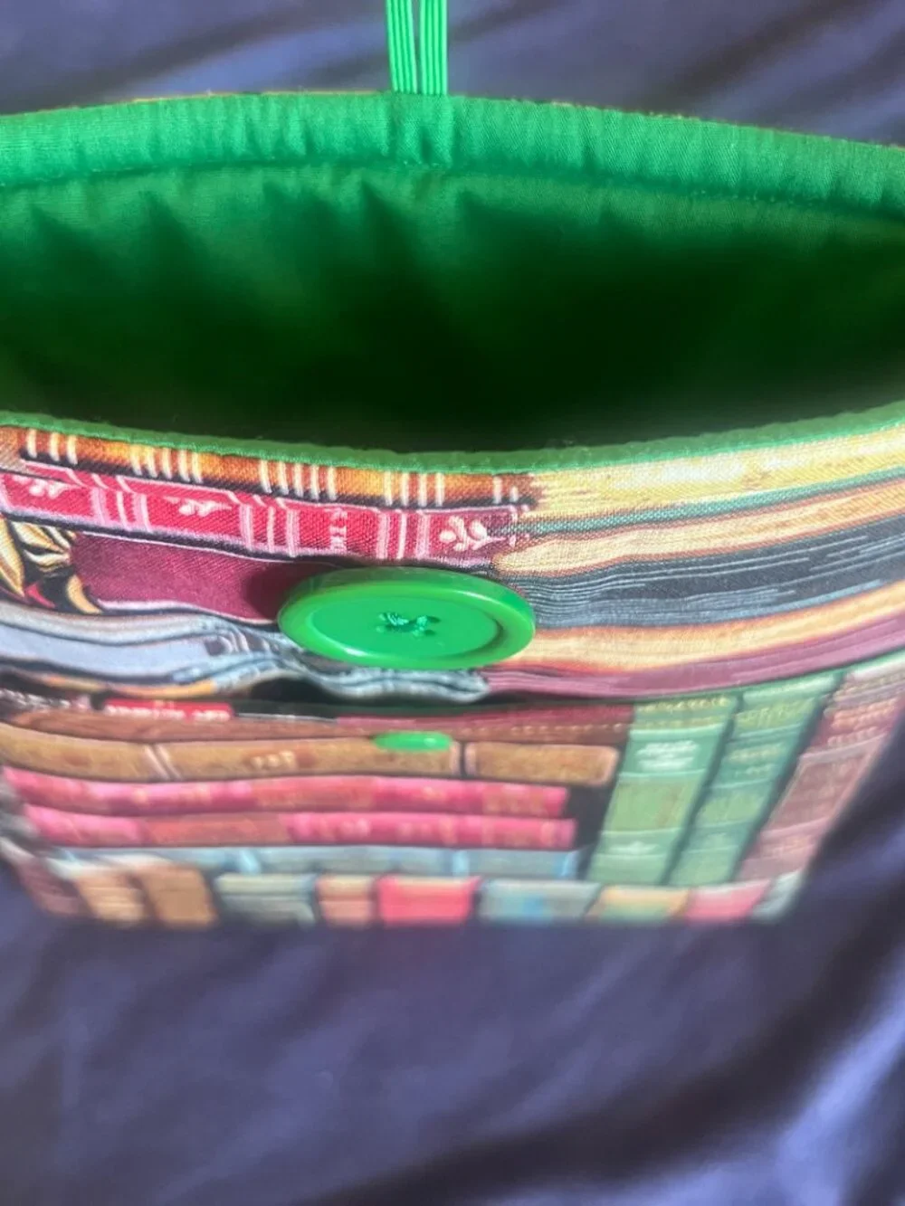 NWOT Kindle Oasis Sleeve, Front Snap Pocket: Handmade eReader Button Pouch